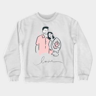 couple love Crewneck Sweatshirt